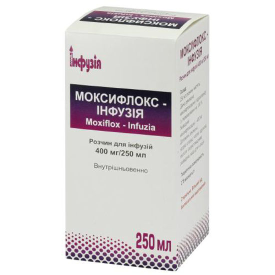 Моксифлокс-Інфузія розчин для інфузій 400 мг/250 мл 250 мл